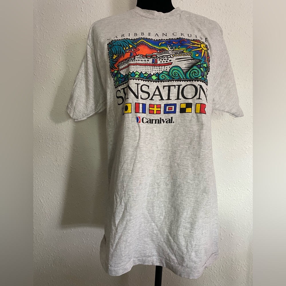 Vintage Majesty Of The Sea Caribbean Cruise Graphic T-Shirt
